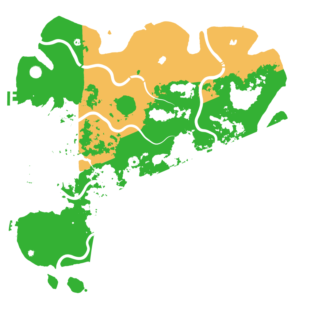 Biome Rust Map: Procedural Map, Size: 4500, Seed: 1636124035