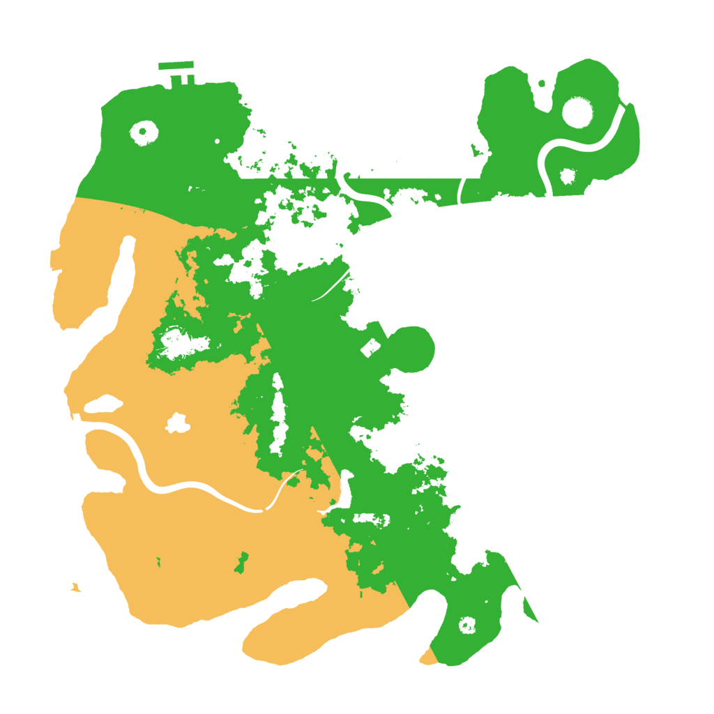 Biome Rust Map: Procedural Map, Size: 4100, Seed: 545679760