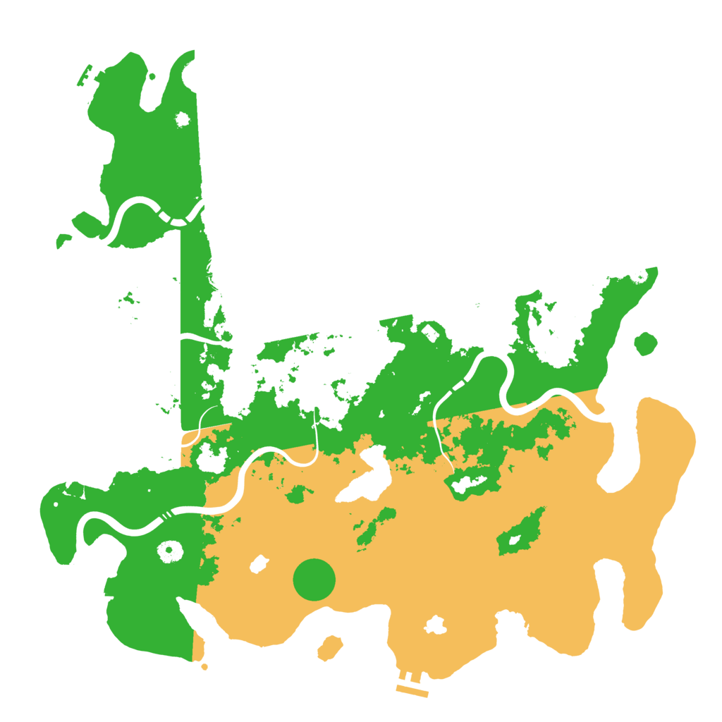 Biome Rust Map: Procedural Map, Size: 4500, Seed: 512191451