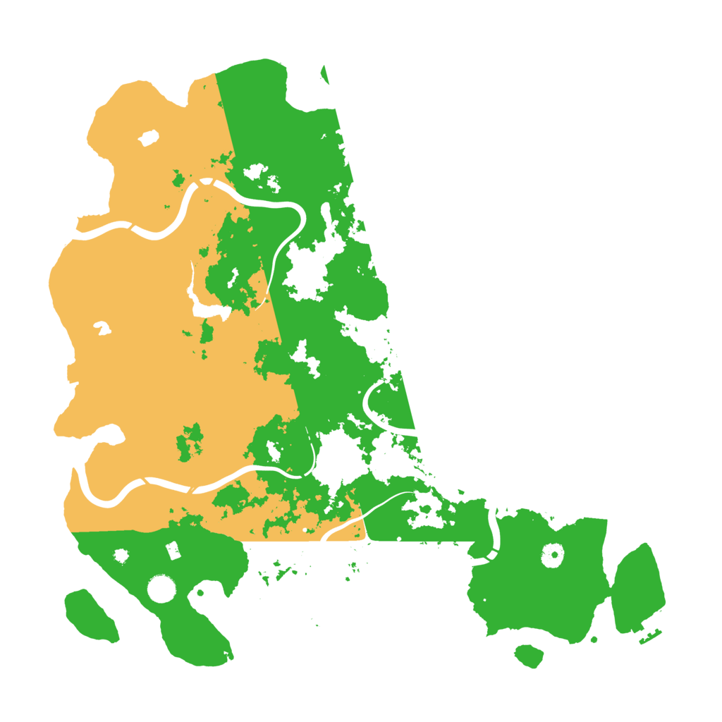 Biome Rust Map: Procedural Map, Size: 4500, Seed: 7775092