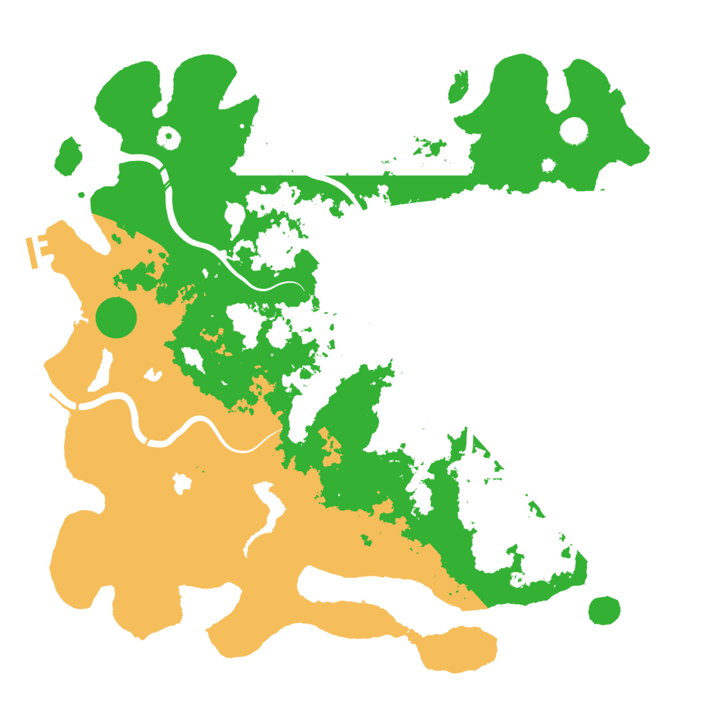 Biome Rust Map: Procedural Map, Size: 4500, Seed: 326817991