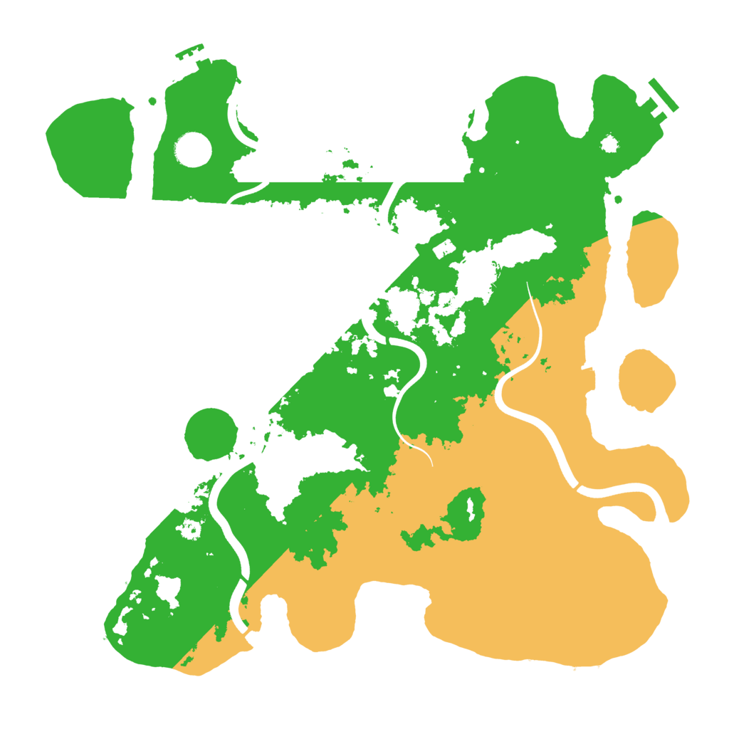 Biome Rust Map: Procedural Map, Size: 3750, Seed: 1140505306