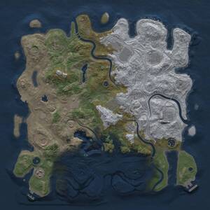 Thumbnail Rust Map: Procedural Map, Size: 4250, Seed: 4022026, 16 Monuments