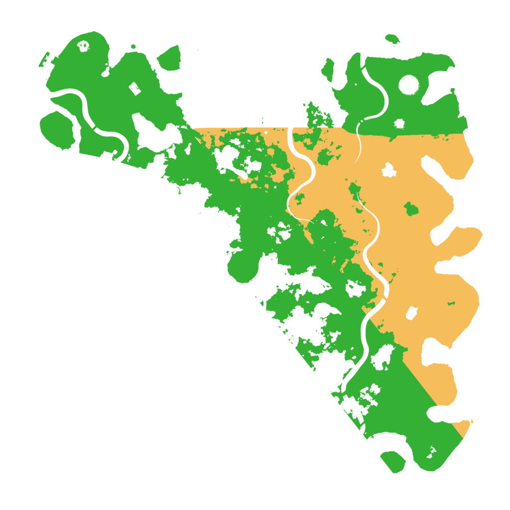 Biome Rust Map: Procedural Map, Size: 4500, Seed: 464828927