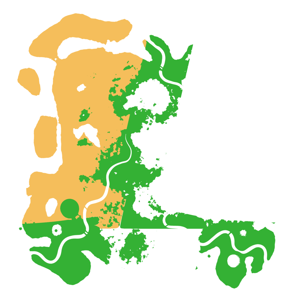 Biome Rust Map: Procedural Map, Size: 4300, Seed: 2125803735