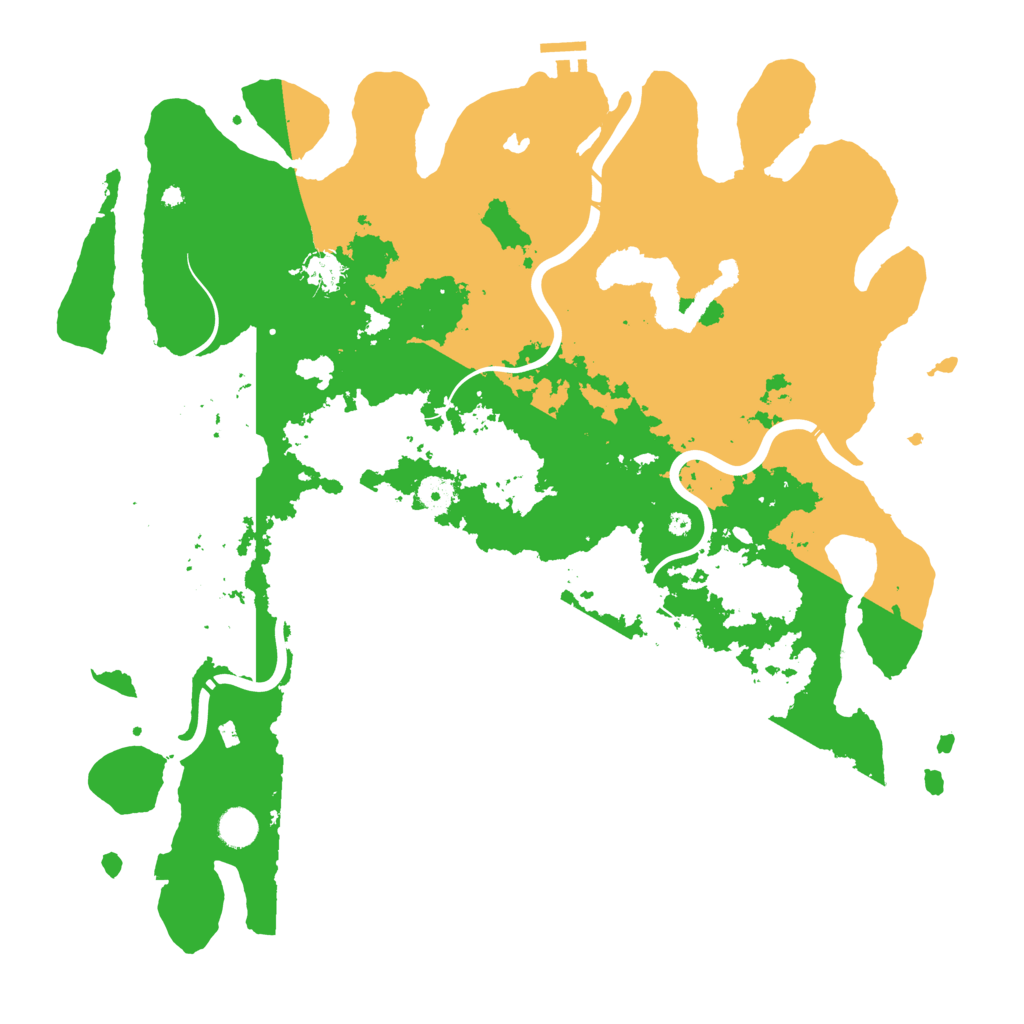 Biome Rust Map: Procedural Map, Size: 4500, Seed: 682359342