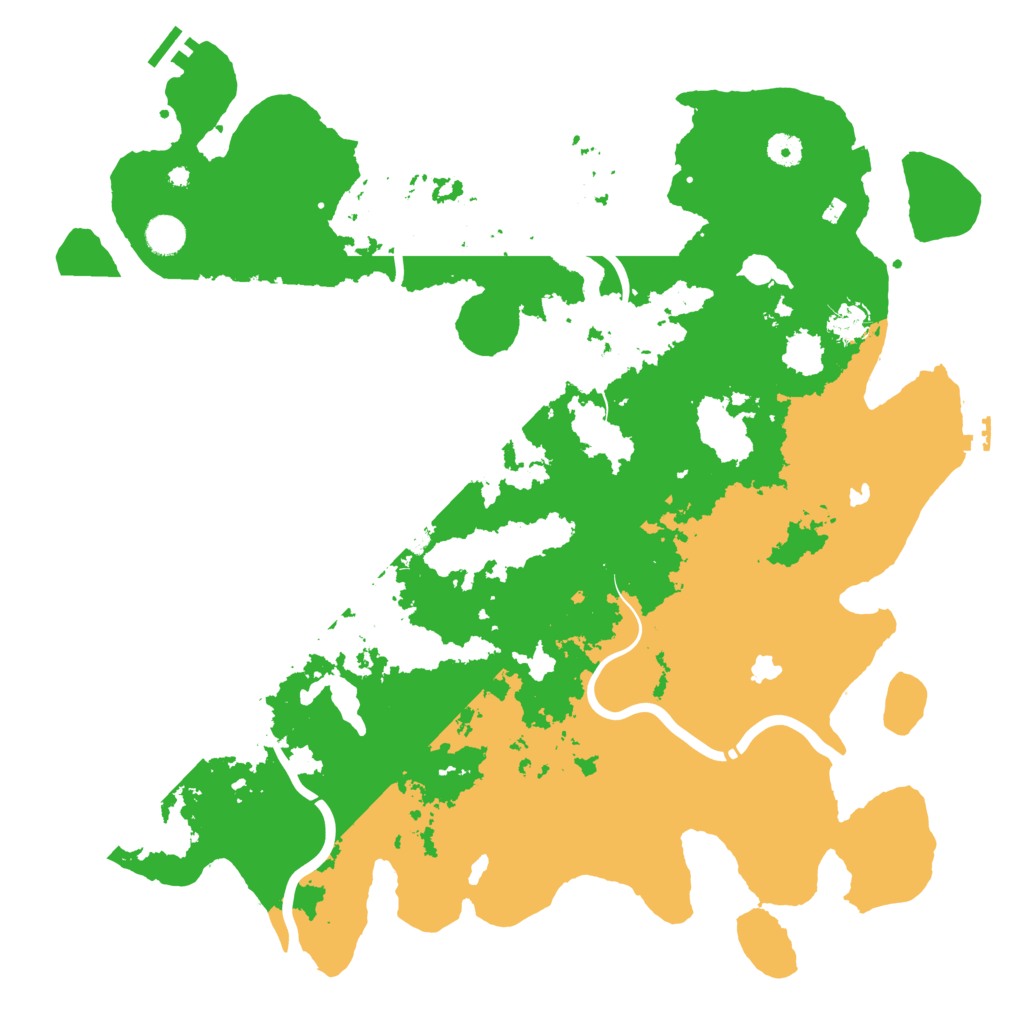 Biome Rust Map: Procedural Map, Size: 4500, Seed: 713654521