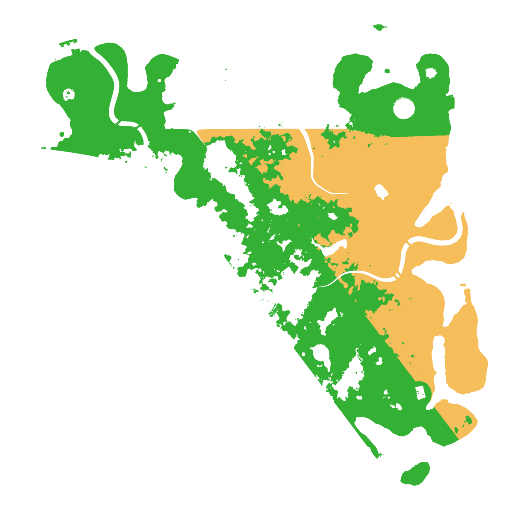 Biome Rust Map: Procedural Map, Size: 4250, Seed: 139059854