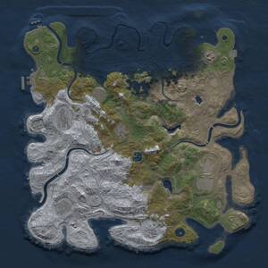 Thumbnail Rust Map: Procedural Map, Size: 4250, Seed: 139059854, 16 Monuments