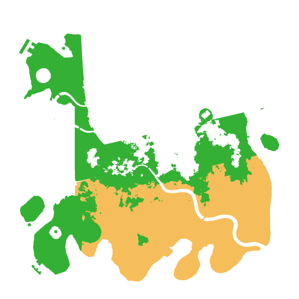 Biome Rust Map: Procedural Map, Size: 3750, Seed: 428663457