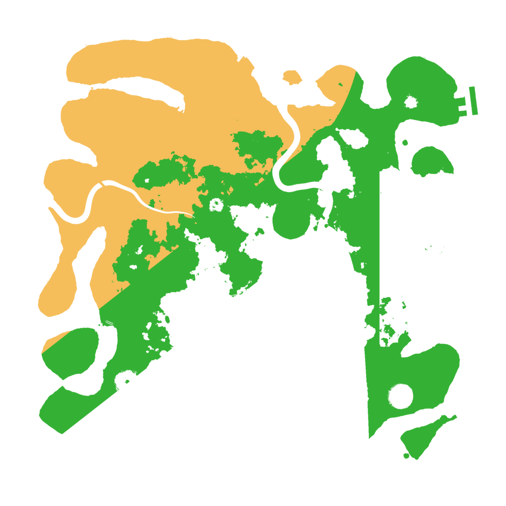 Biome Rust Map: Procedural Map, Size: 3600, Seed: 1536602717