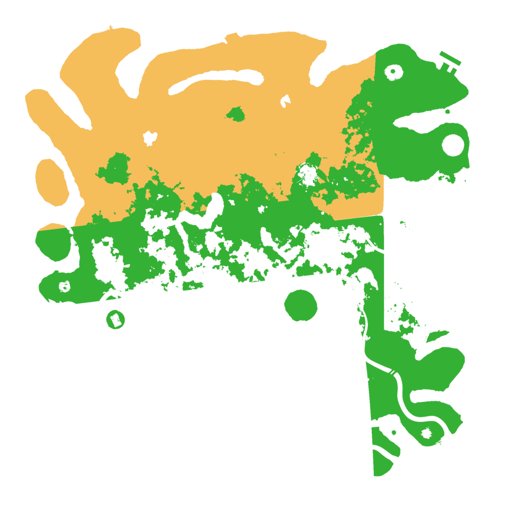 Biome Rust Map: Procedural Map, Size: 4500, Seed: 1342249295