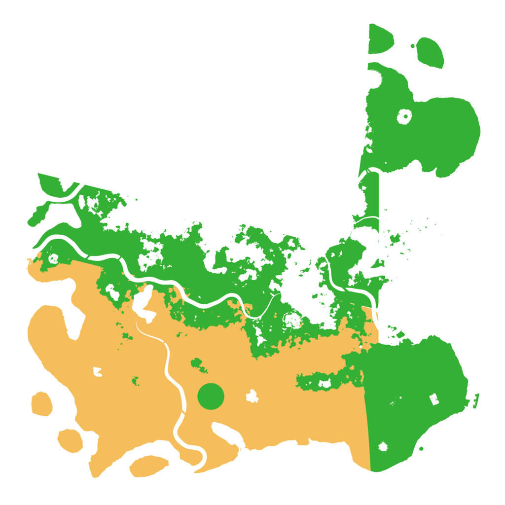 Biome Rust Map: Procedural Map, Size: 5000, Seed: 1115596940