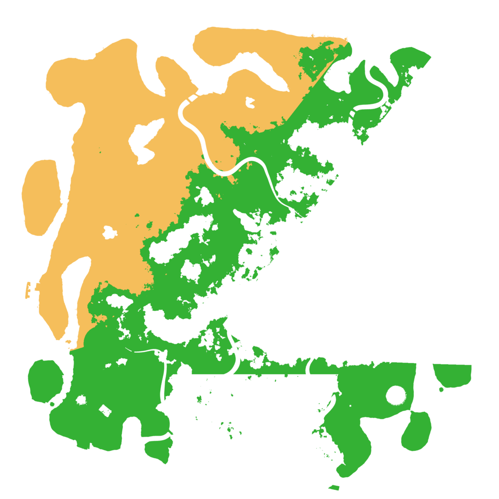 Biome Rust Map: Procedural Map, Size: 4500, Seed: 795227