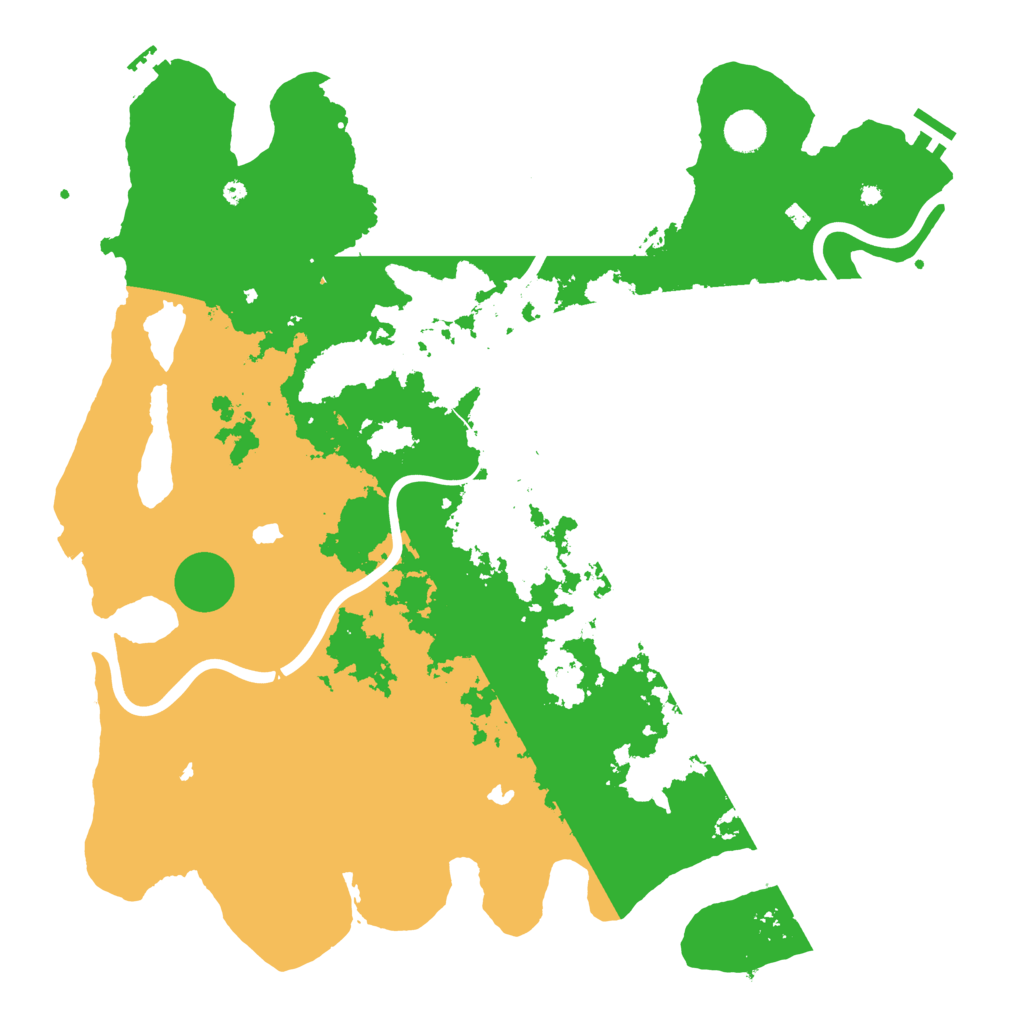 Biome Rust Map: Procedural Map, Size: 4500, Seed: 1412286963