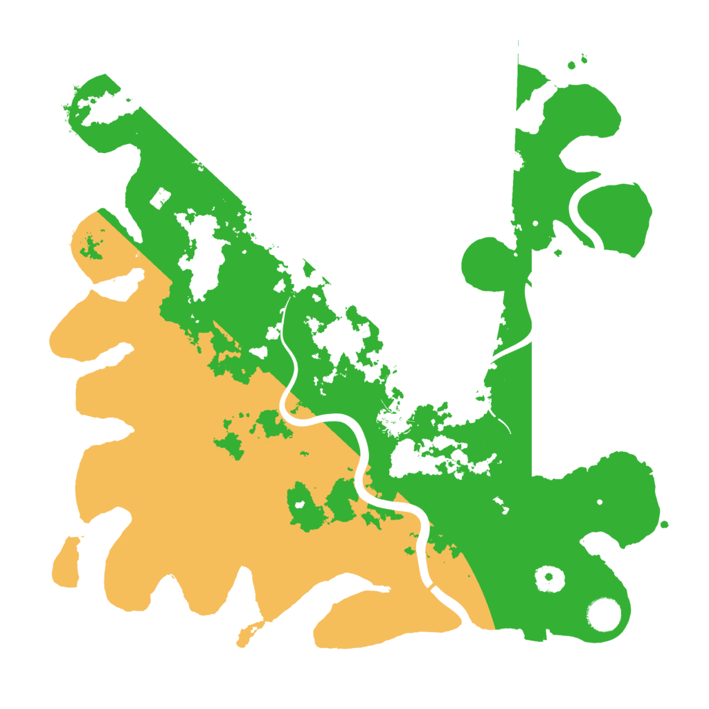 Biome Rust Map: Procedural Map, Size: 3700, Seed: 289844317