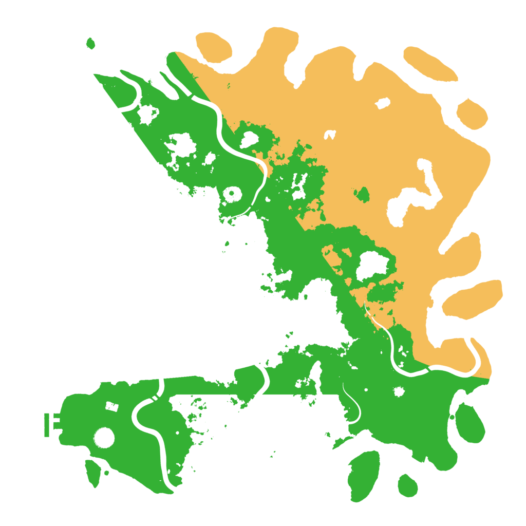 Biome Rust Map: Procedural Map, Size: 4500, Seed: 59376679