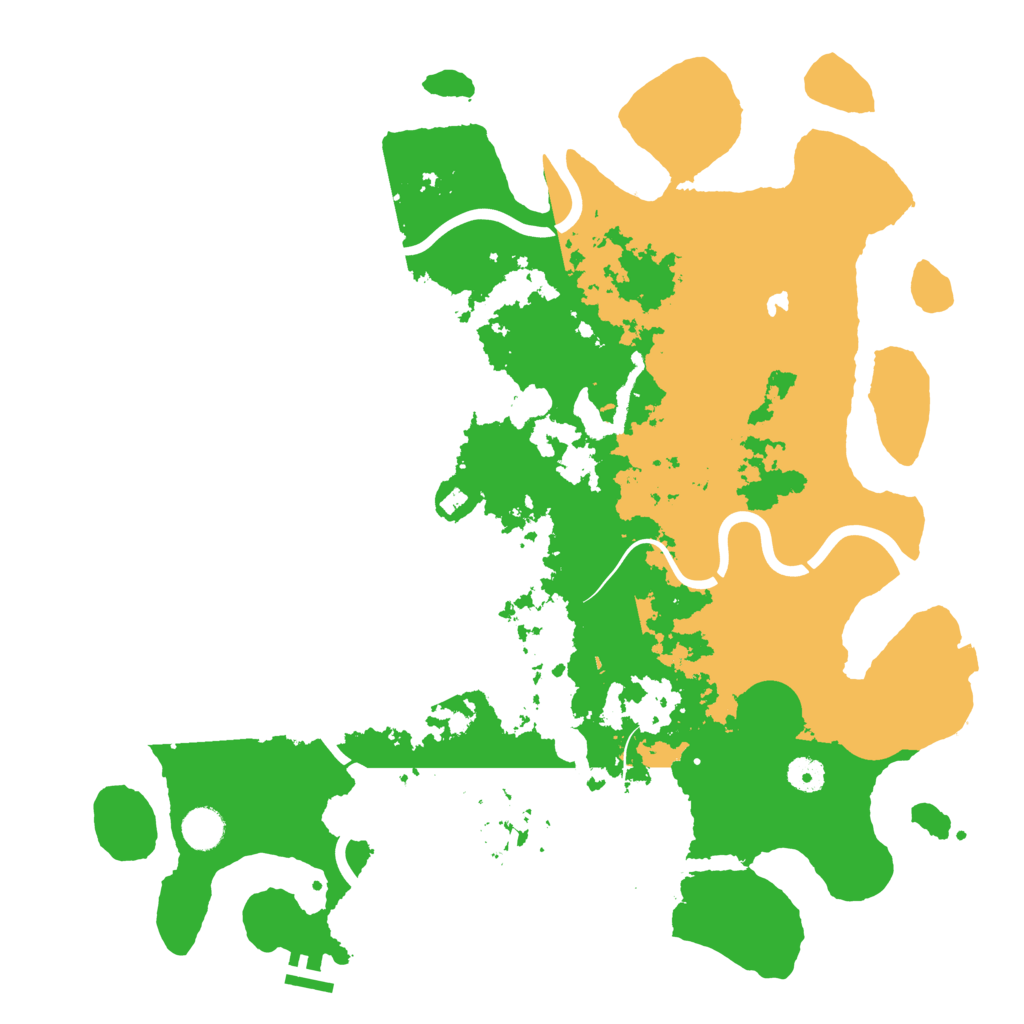 Biome Rust Map: Procedural Map, Size: 4250, Seed: 2010894691