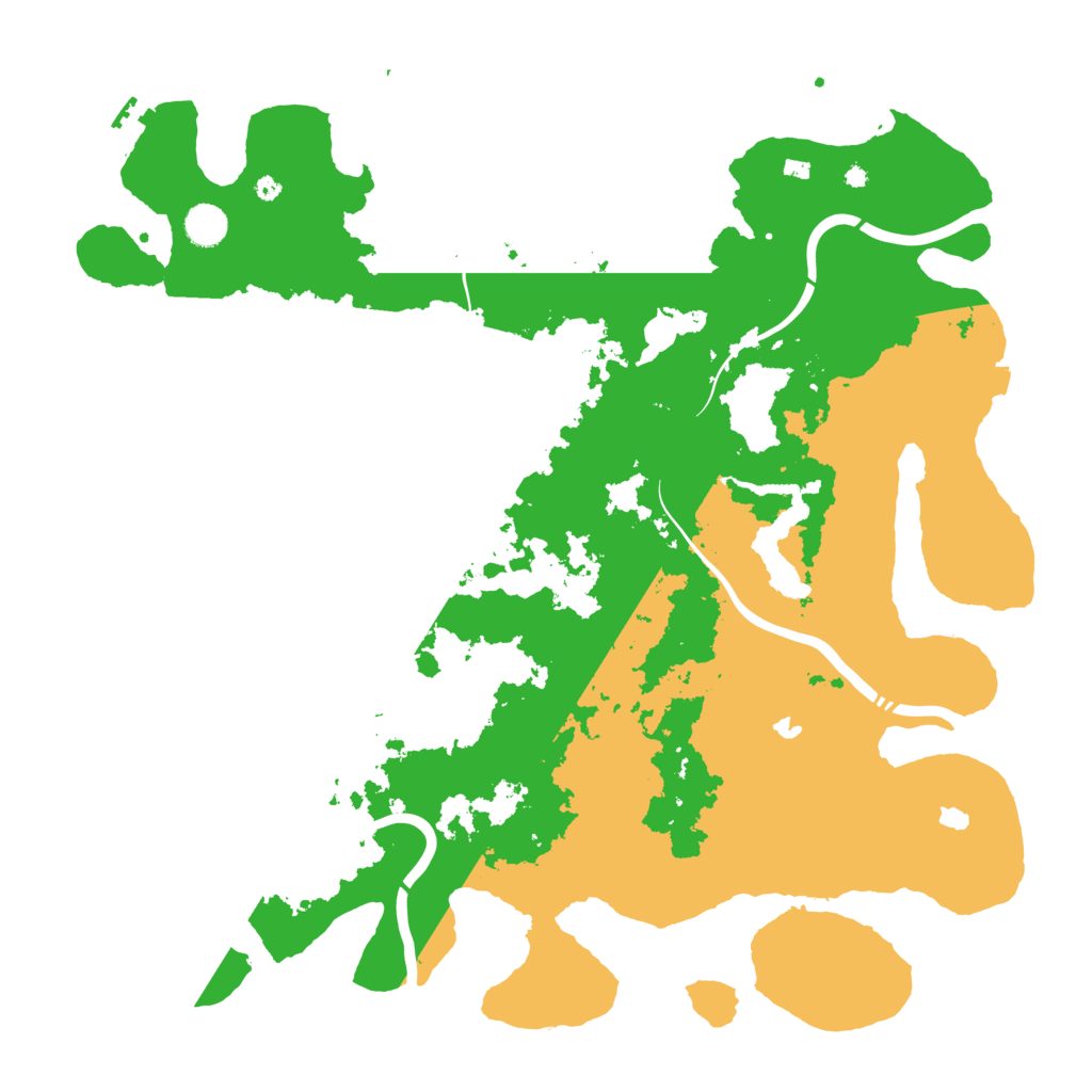 Biome Rust Map: Procedural Map, Size: 4500, Seed: 849410903