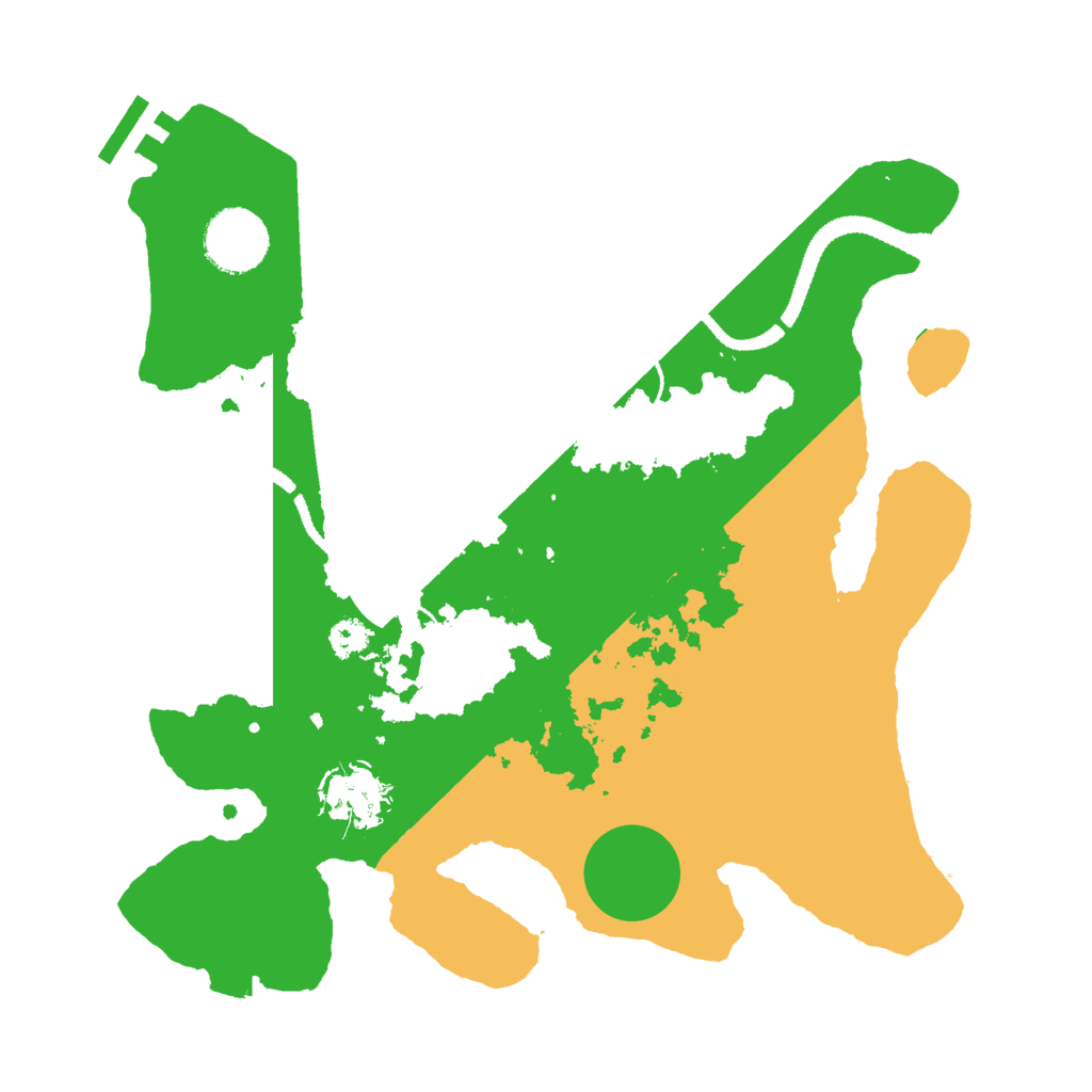 Biome Rust Map: Procedural Map, Size: 3000, Seed: 1210336688