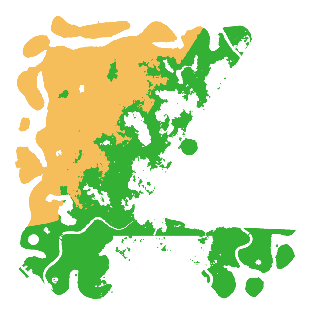 Biome Rust Map: Procedural Map, Size: 5100, Seed: 1281747526