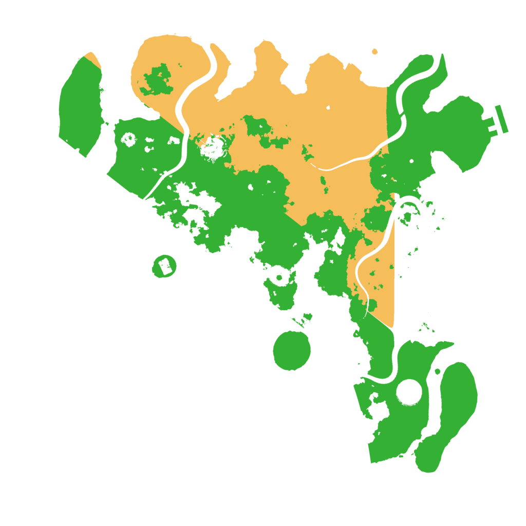 Biome Rust Map: Procedural Map, Size: 3750, Seed: 1021203857