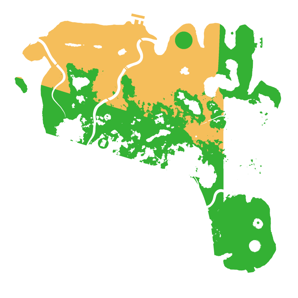 Biome Rust Map: Procedural Map, Size: 4500, Seed: 1820754692