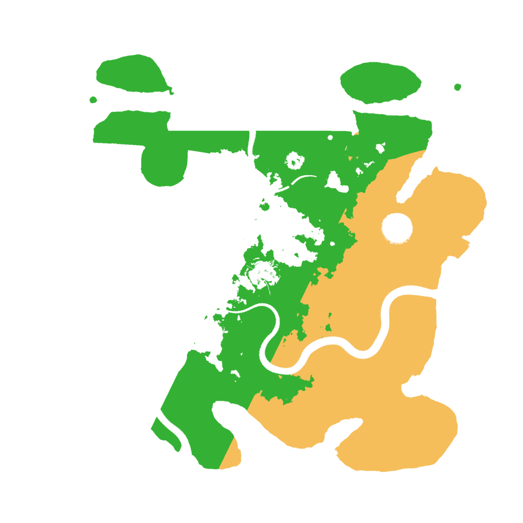 Biome Rust Map: Procedural Map, Size: 3000, Seed: 2005656508