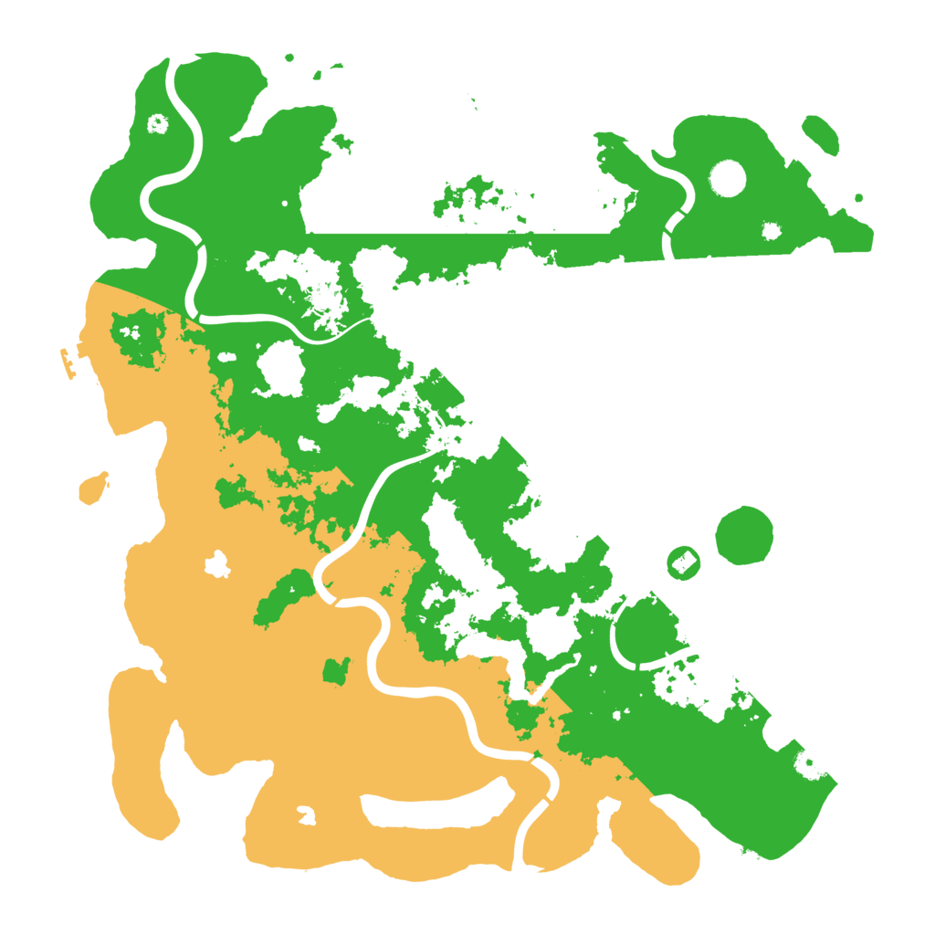 Biome Rust Map: Procedural Map, Size: 4500, Seed: 883968846