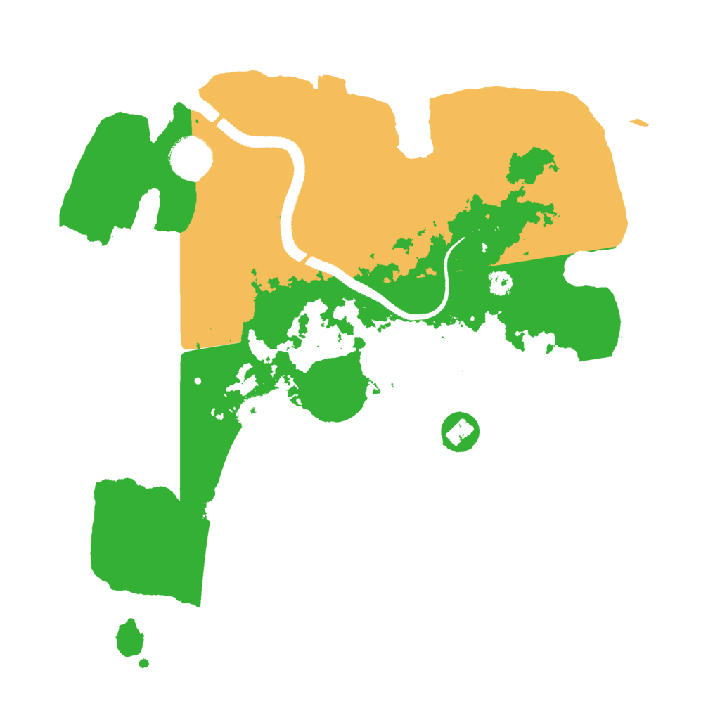 Biome Rust Map: Procedural Map, Size: 3000, Seed: 282918908