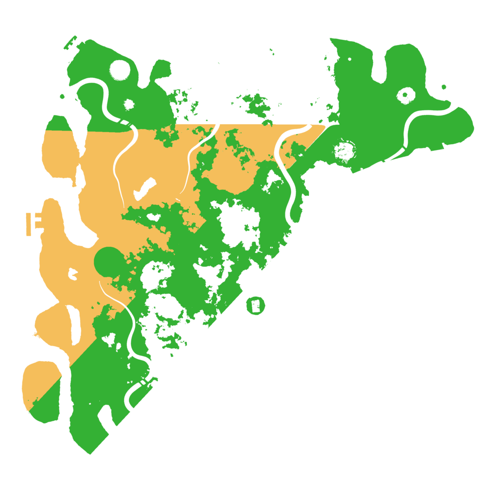 Biome Rust Map: Procedural Map, Size: 4350, Seed: 14555