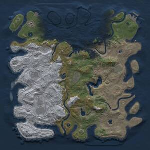 Thumbnail Rust Map: Procedural Map, Size: 4500, Seed: 755576066, 15 Monuments