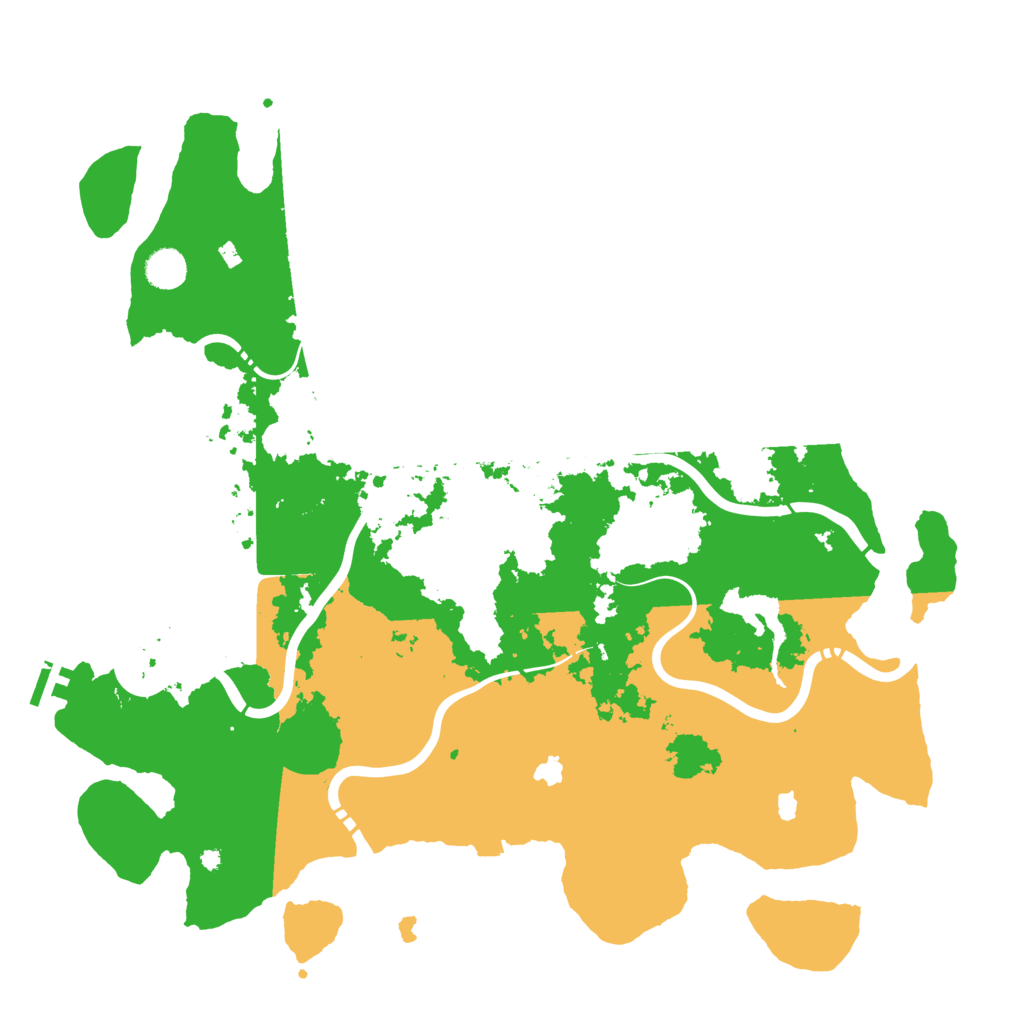 Biome Rust Map: Procedural Map, Size: 4500, Seed: 109912353