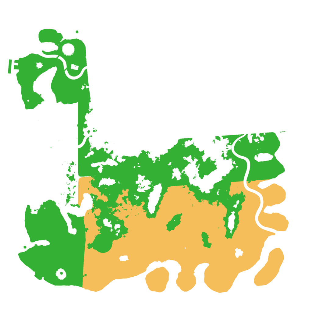 Biome Rust Map: Procedural Map, Size: 4500, Seed: 819535094