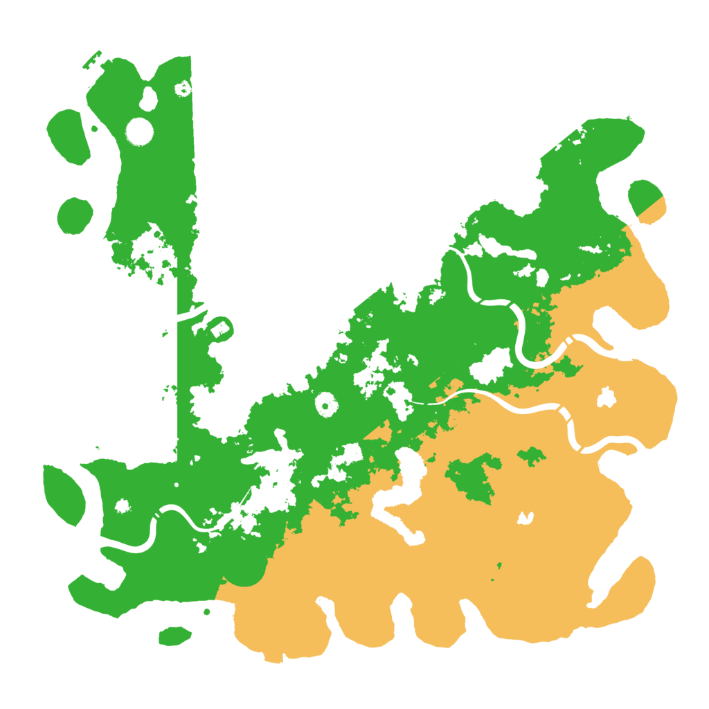 Biome Rust Map: Procedural Map, Size: 4500, Seed: 500978612