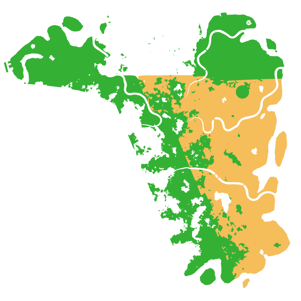 Biome Rust Map: Procedural Map, Size: 6000, Seed: 2015478436