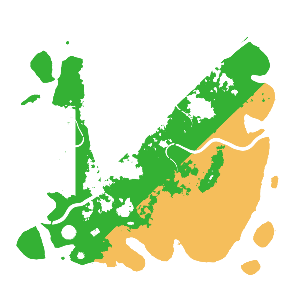 Biome Rust Map: Procedural Map, Size: 3700, Seed: 101666673