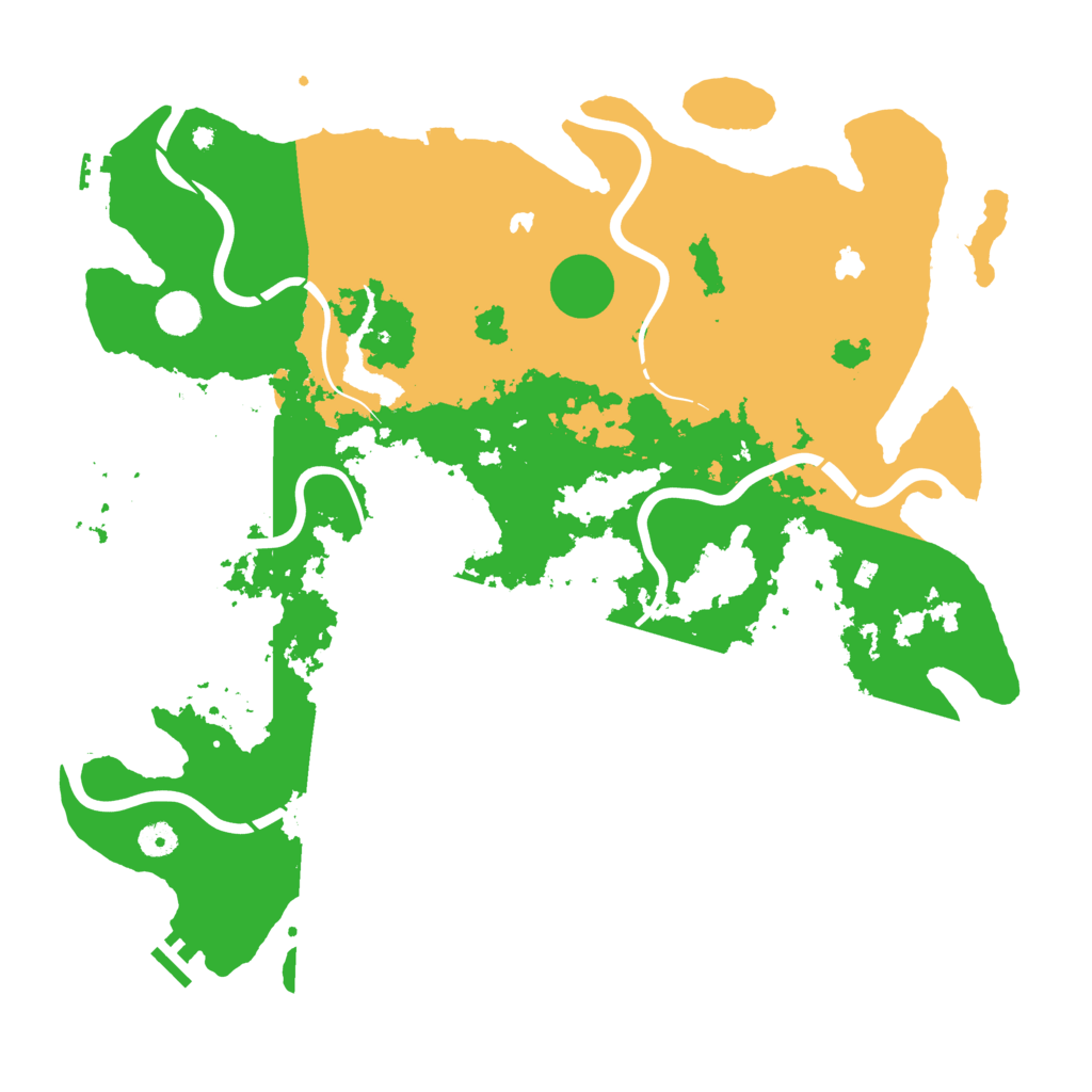 Biome Rust Map: Procedural Map, Size: 4500, Seed: 101958331