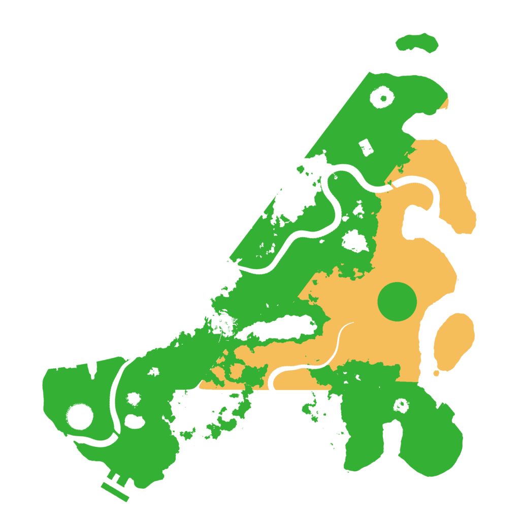 Biome Rust Map: Procedural Map, Size: 3500, Seed: 1829452327