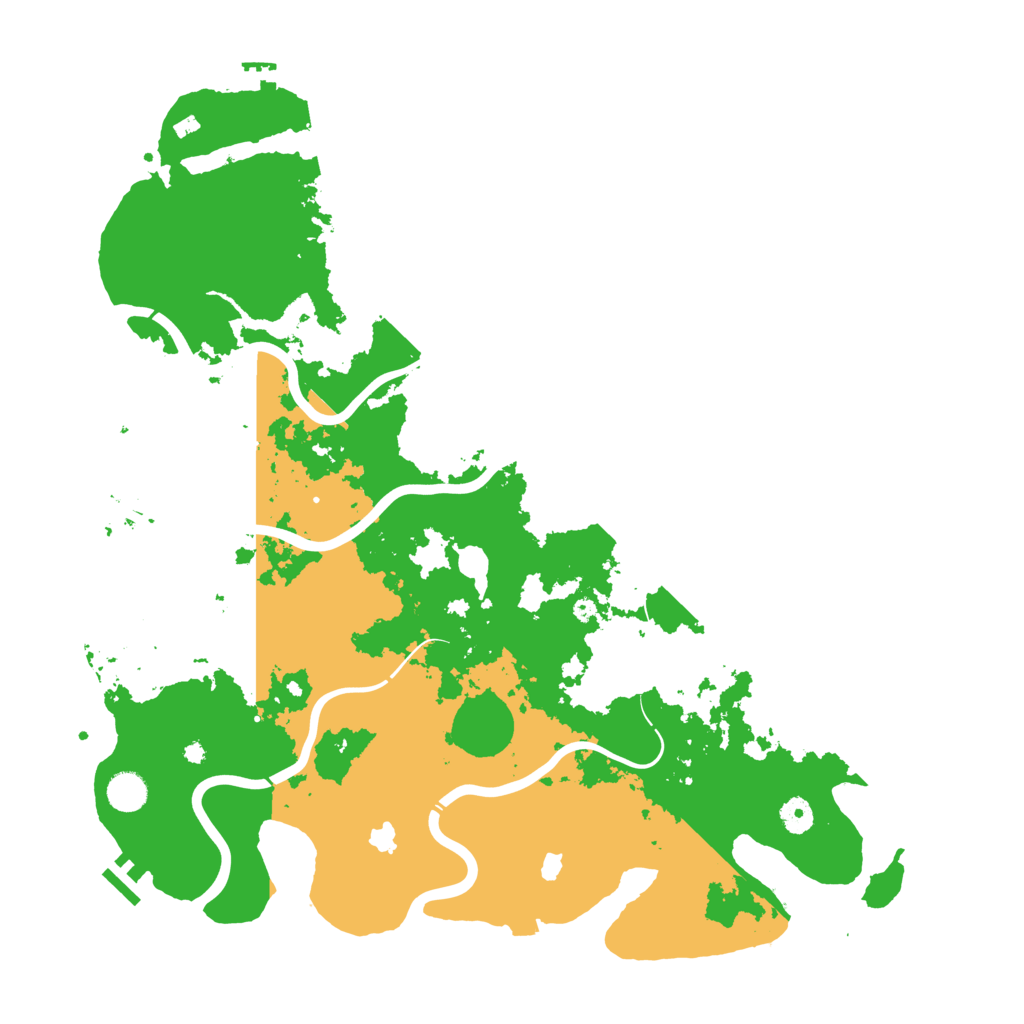 Biome Rust Map: Procedural Map, Size: 4500, Seed: 1579351615