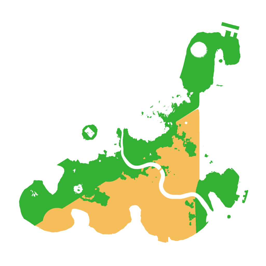 Biome Rust Map: Procedural Map, Size: 3000, Seed: 1842342809