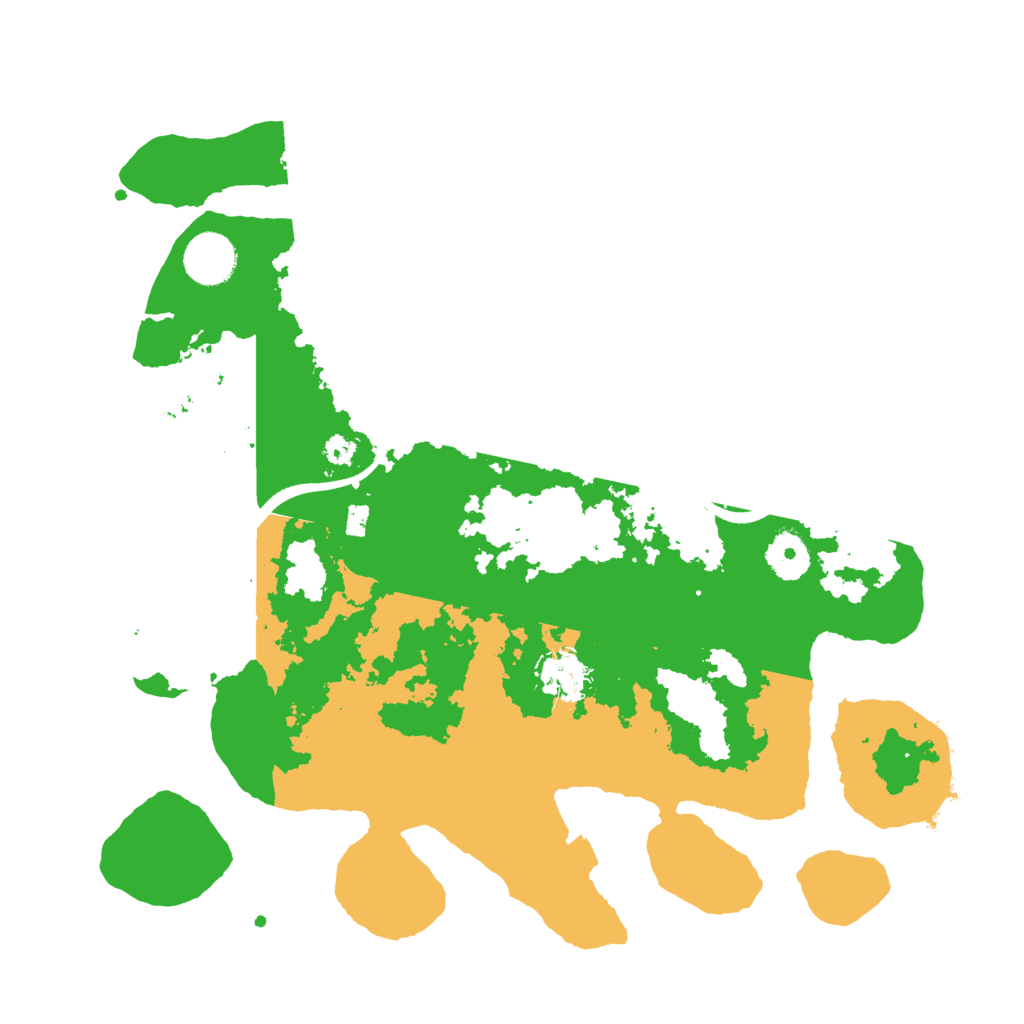 Biome Rust Map: Procedural Map, Size: 3500, Seed: 109120099