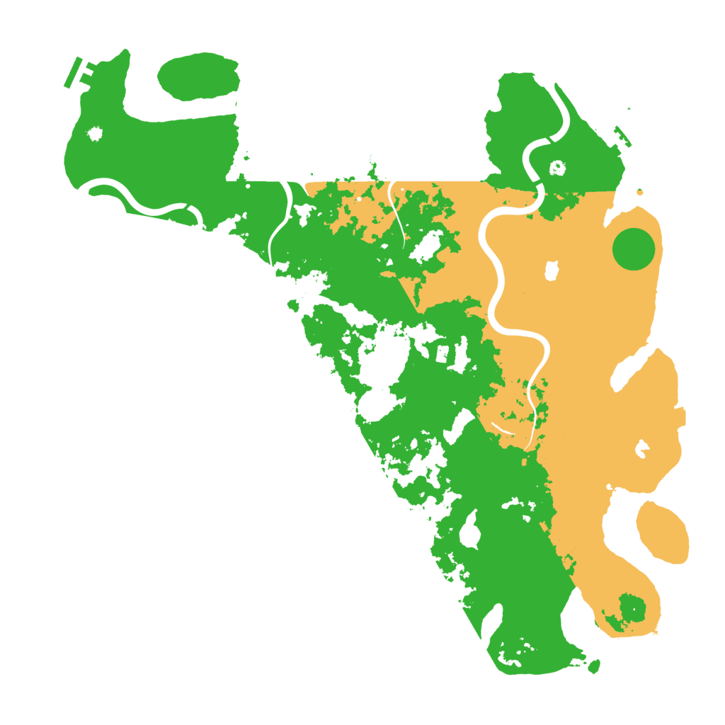 Biome Rust Map: Procedural Map, Size: 4500, Seed: 20785