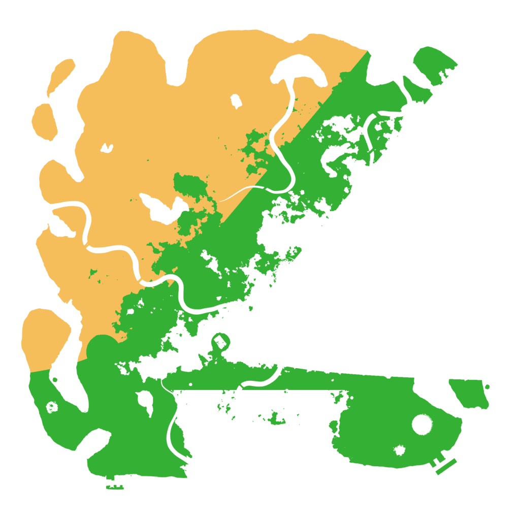 Biome Rust Map: Procedural Map, Size: 4500, Seed: 8872060