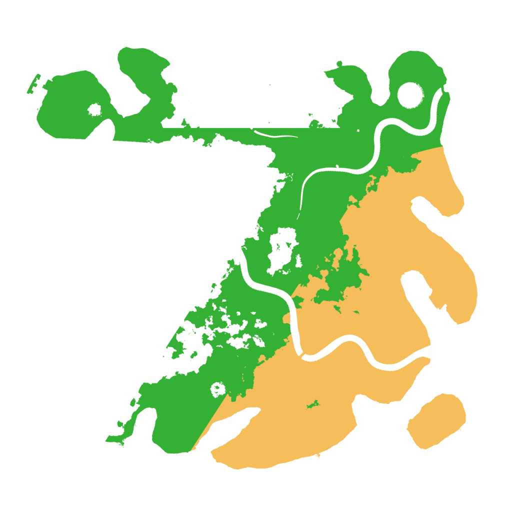 Biome Rust Map: Procedural Map, Size: 3500, Seed: 791661174