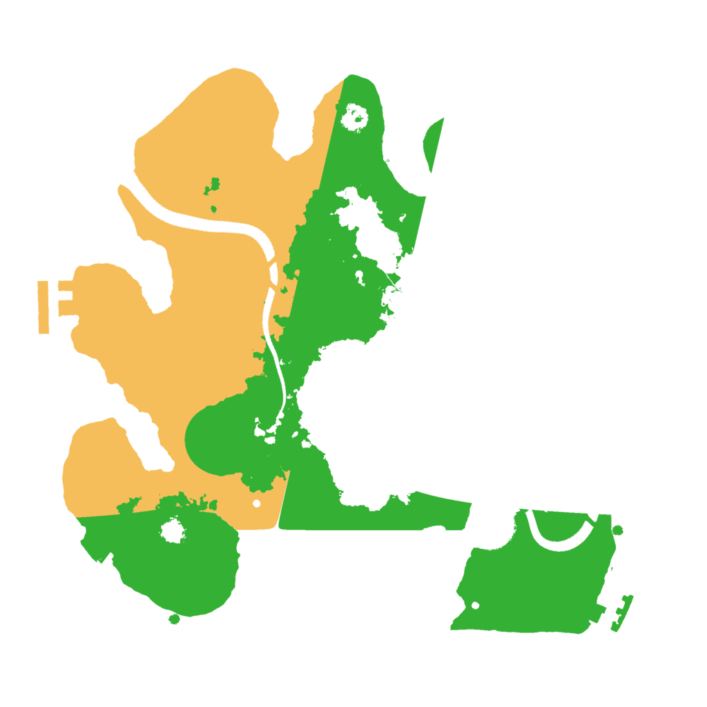 Biome Rust Map: Procedural Map, Size: 2700, Seed: 1775217697