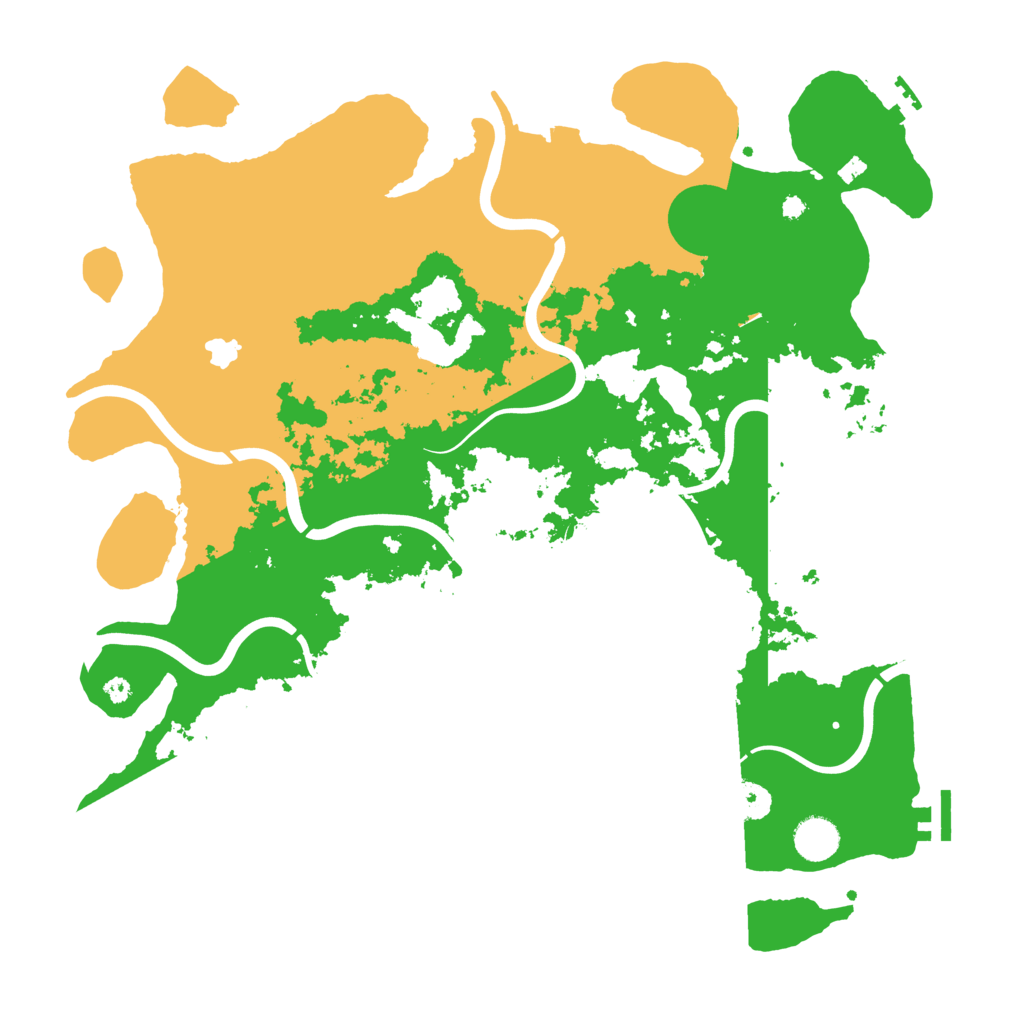 Biome Rust Map: Procedural Map, Size: 4050, Seed: 1900567947