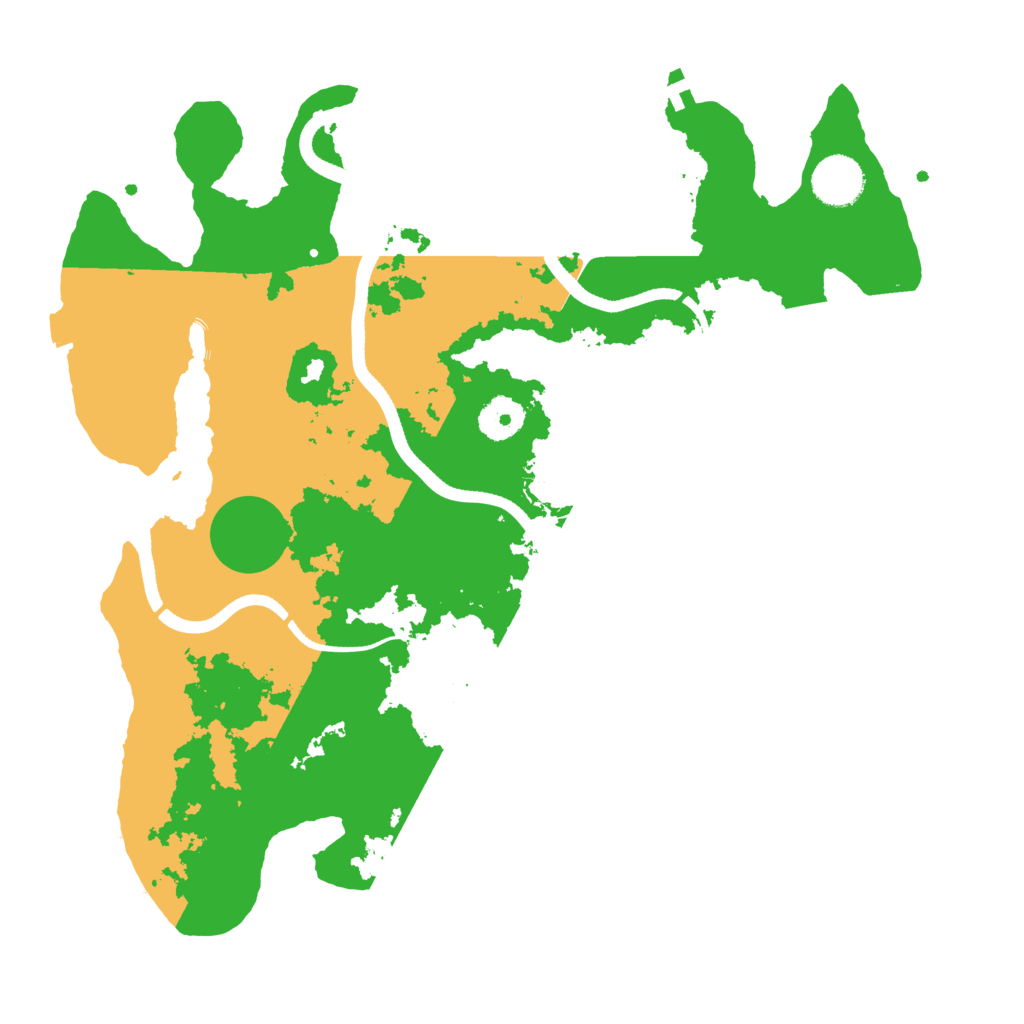 Biome Rust Map: Procedural Map, Size: 3500, Seed: 2108536989