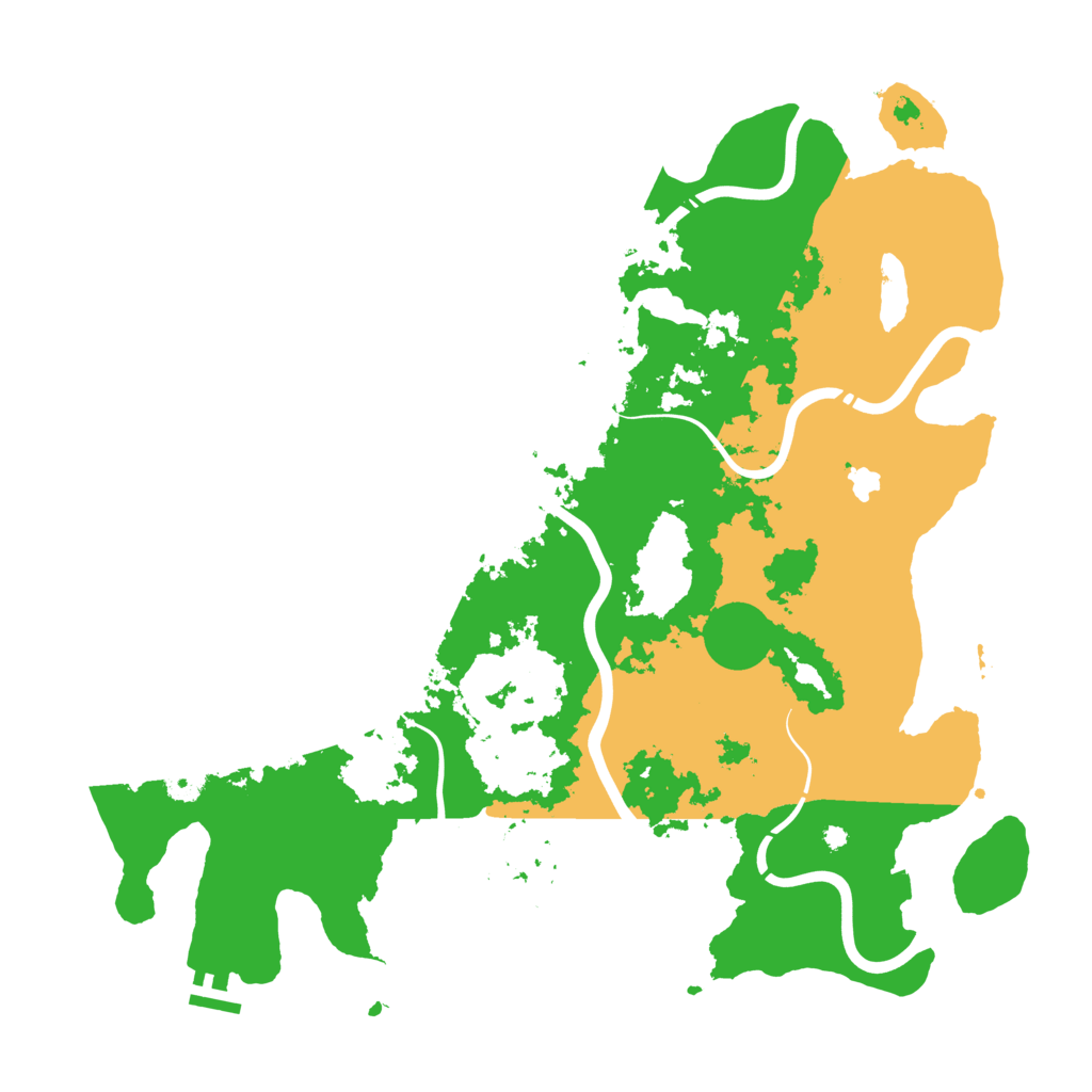 Biome Rust Map: Procedural Map, Size: 4250, Seed: 1954