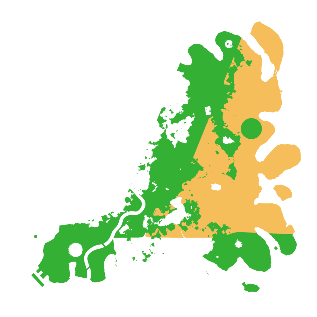 Biome Rust Map: Procedural Map, Size: 4000, Seed: 998192